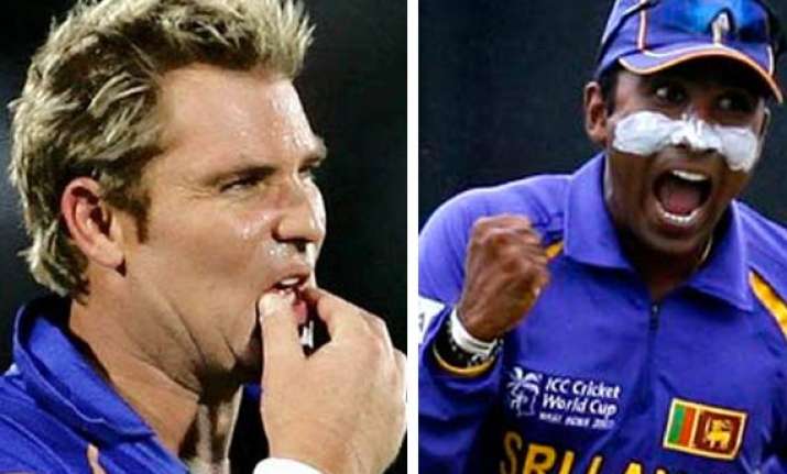 warne faces a herculean task against mahela s boys