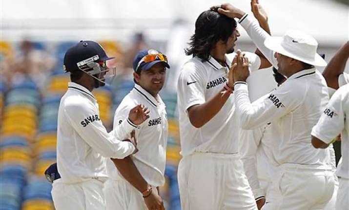 rain plays spoilsport on 2nd day after ishant s double