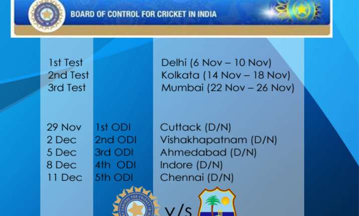 west indies tour schedule announced