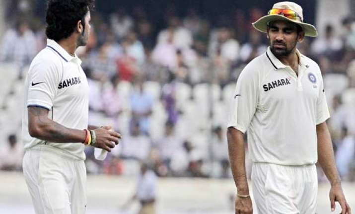 zaheer sreesanth out of west indies test series