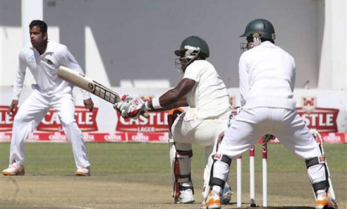 zimbabwe makes solid start against bangladesh