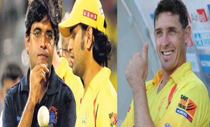 match fixing gurunath used to run the csk team hussey