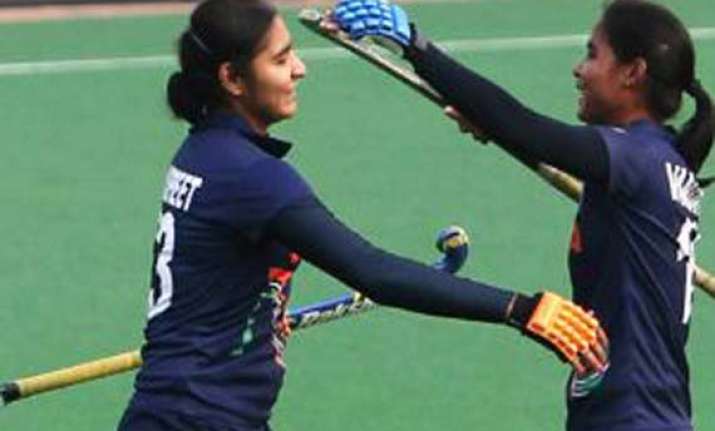 hockey world league indian women swamp kazakhstan 8 0
