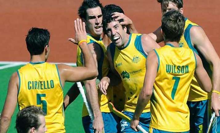 world champions australia set up title clash with belgium
