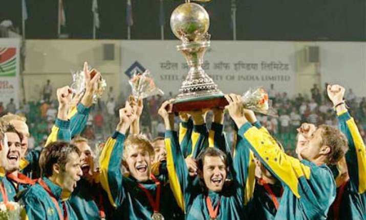 australia breaks german wall to lift world cup