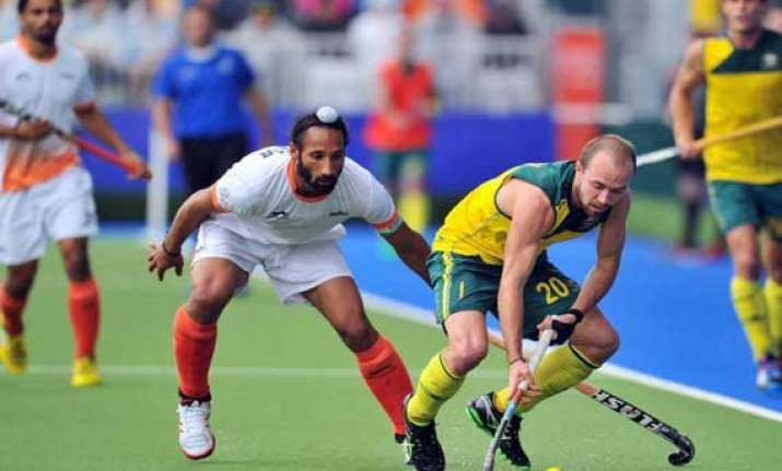 india lose 0 4 to australia in first hockey test