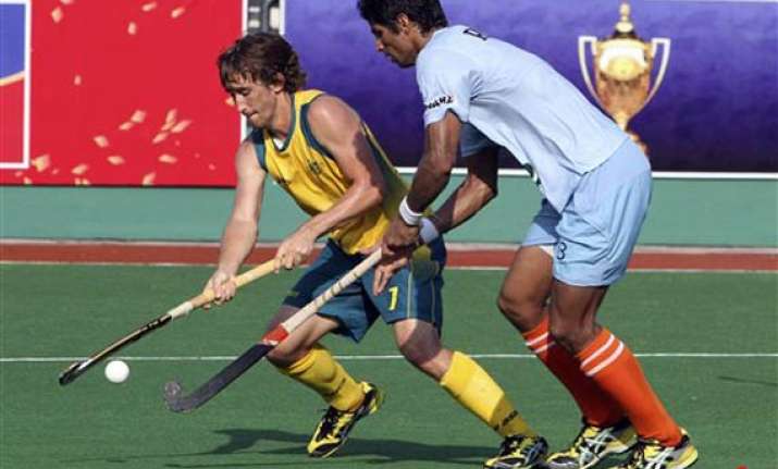 india manages to hold australia 1 1 despite jittery defence
