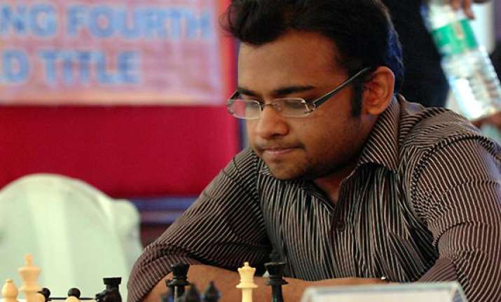 abhijeet gupta leads in 49 national premier chess