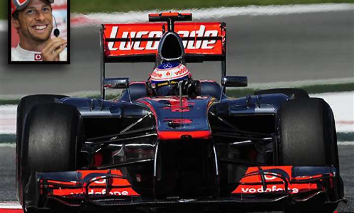 button edges vettel in f1 spanish gp practice