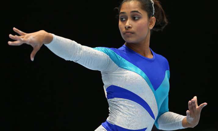 cwg 2014 dipa first indian woman to clinch gymnastics medal