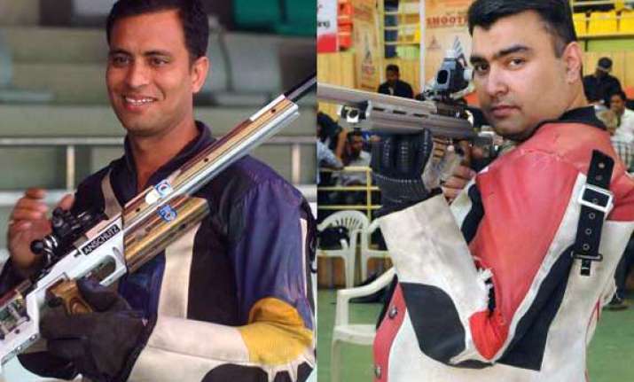 cwg 2014 rajput wins silver gagan settles for bronze