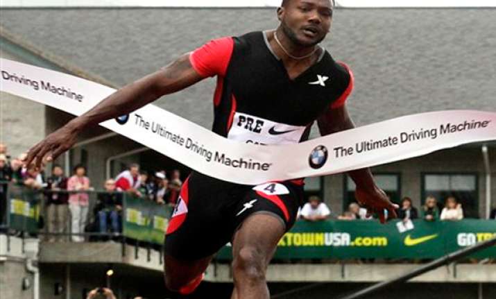 gatlin anxious for return to olympic trials