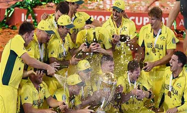 australia become second team to win world cup on home soil