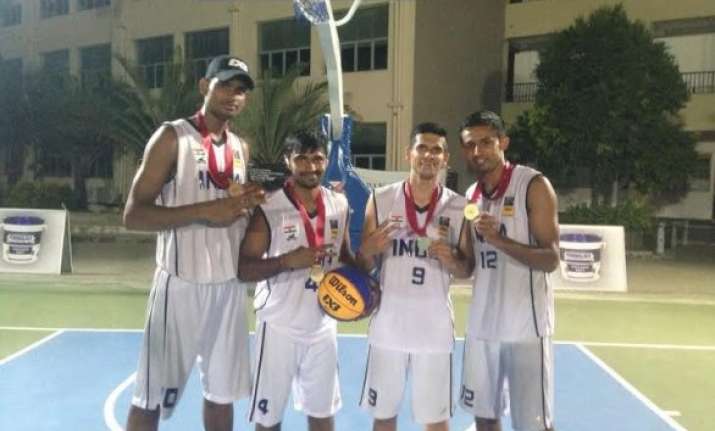india win 3x3 south asian basketball qualifying gold
