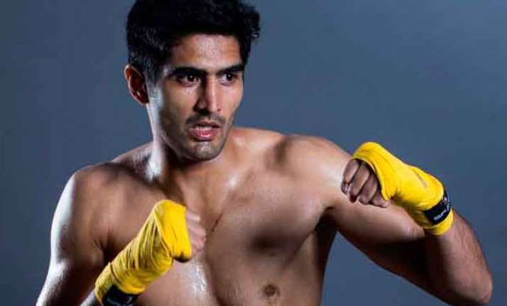 vijender all set for explosive show in london