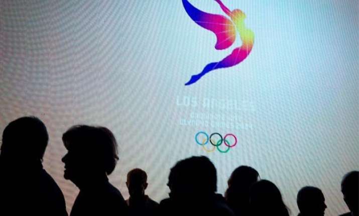 los angeles unveils 2024 olympic games logo