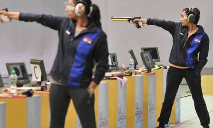 heena sidhu wins 10m air pistol gold at asian air gun
