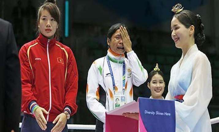 i am sorry won t do it again boxer sarita devi to aiba