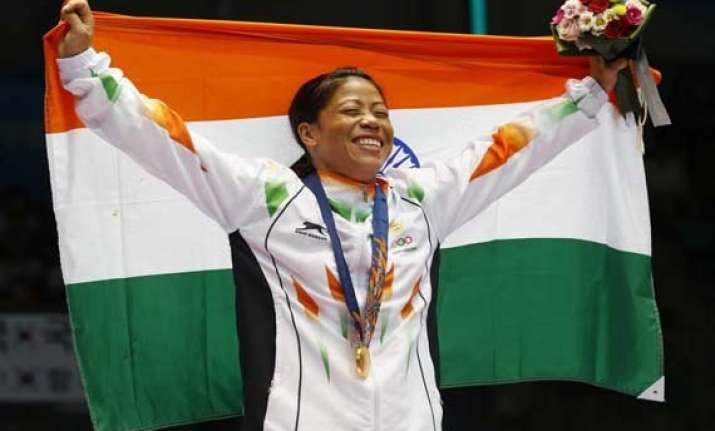 asian games mary kom wins historic gold medal