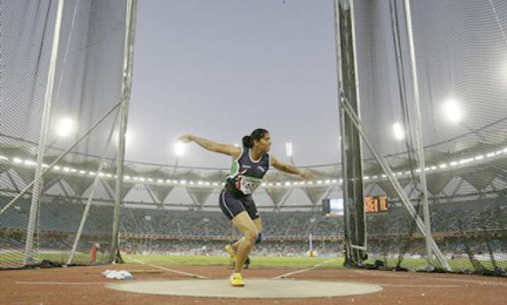 pooniya leads clean sweep of discus medals vijender shocked