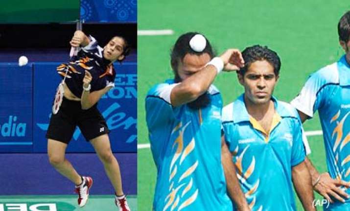 shuttlers pitchfork india to second spot in games
