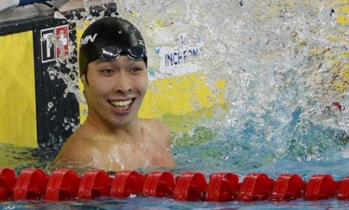 japanese swimmer hagino named mvp of incheon asiad