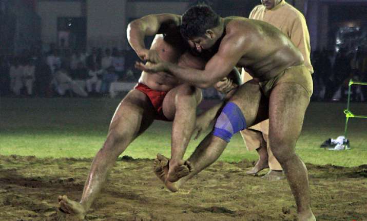 india pak tied 1 1 in wrestling championship