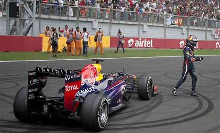indian grand prix vettel s celebrations cost red bull 25