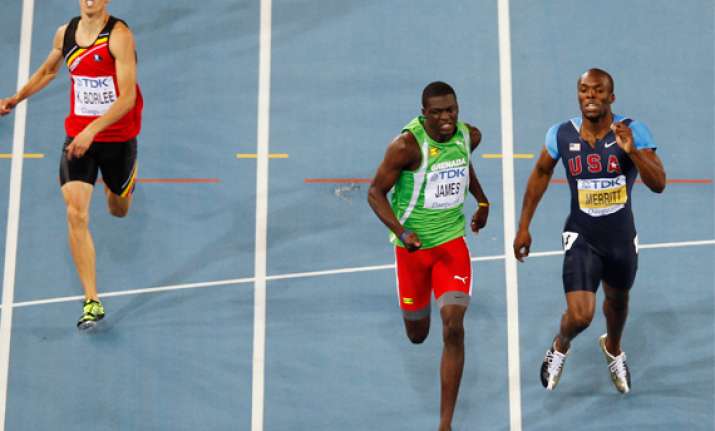 kirani james wins men s 400 metres