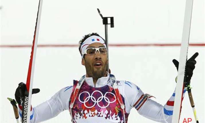 martin fourcade wins gold in men s 12.5k pursuit in sochi
