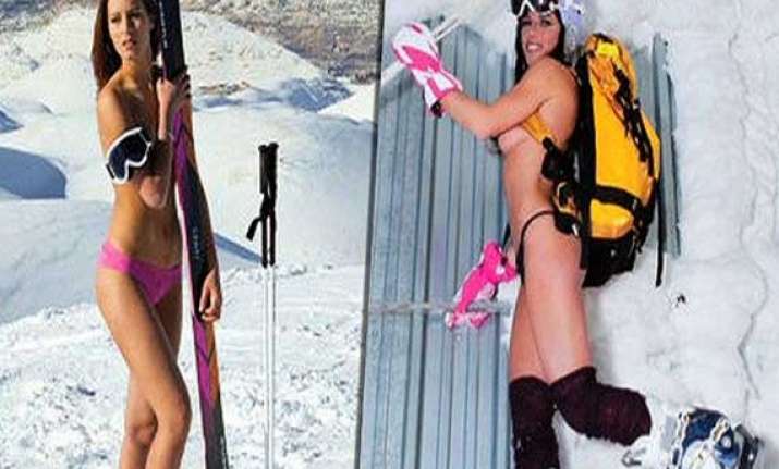 olympic skier jackie chamoun does nude photo shoot