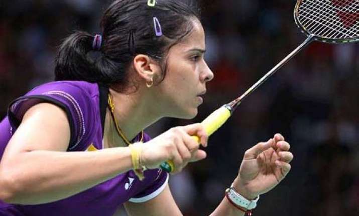 saina kashyap crash out of world badminton championship