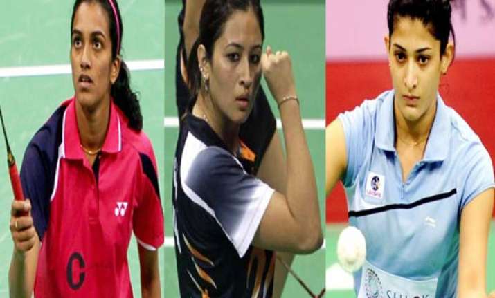 sindhu jwala ashwini in asian championships quarters