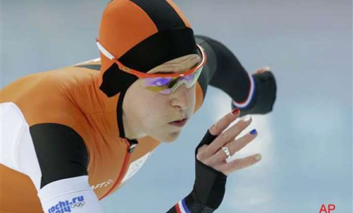 sochi olympics ireen wust gives dutch another speedskating