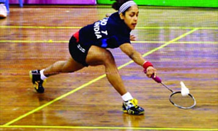 swiss international shuttler tanvi falters in final