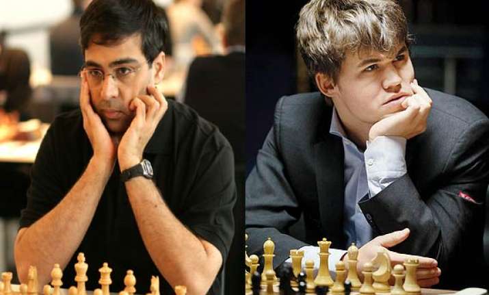 viswanathan anand to challenge magnus carlsen for world