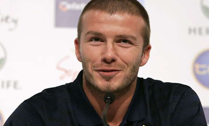 beckham says playing for mourinho would be a dream
