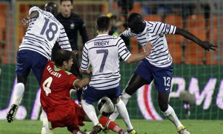 belarus france draw 1 1 in euro qualifier