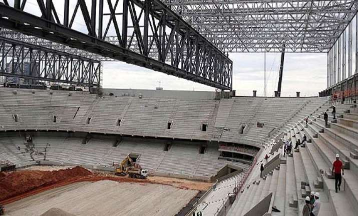 brazil opens curitiba world cup stadium
