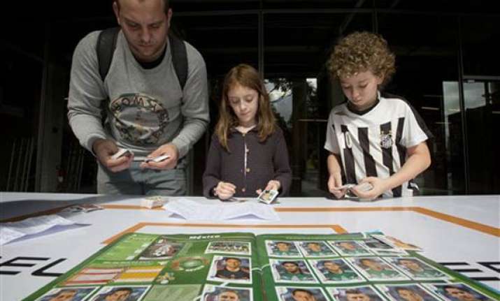 brazilians hit by sticker fever as world cup nears