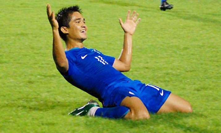 chhetri miranda star in india s 5 0 rout of bhutan