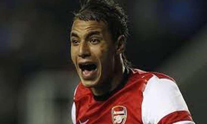 crystal palace signs chamakh from arsenal