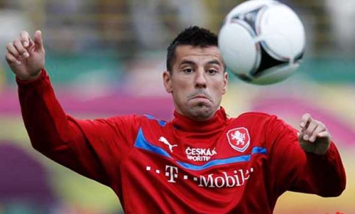czech striker milan baros to undergo muscle scan