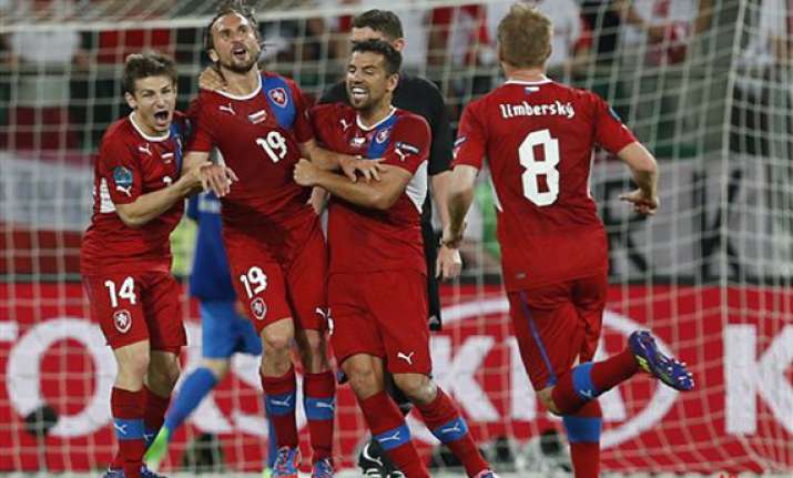 czechs beat poland 1 0 to advance to quarterfinals