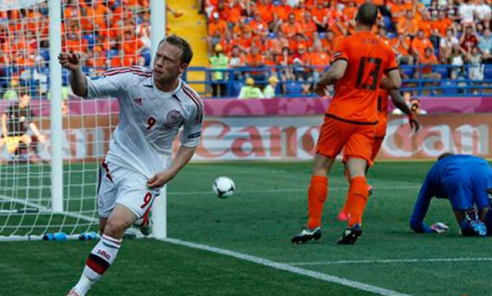 denmark stuns netherlands 1 0 at euro 2012