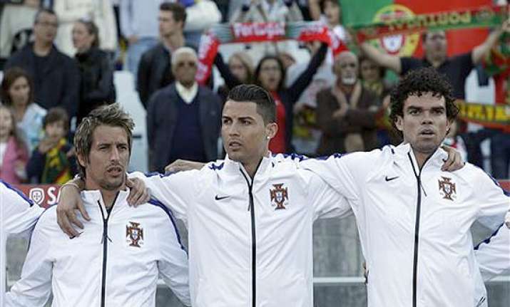 fifa world cup cristiano ronaldo trains with portugal