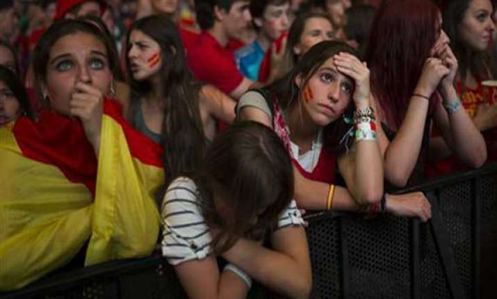 fifa world cup spain s world cup reign ended by 2 0 loss to
