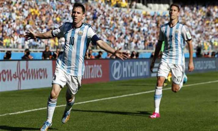 fifa world cup messi gives argentina 1 0 cup win over iran