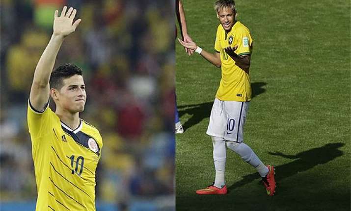 fifa world cup neymar hopes james rodriguez s good run ends