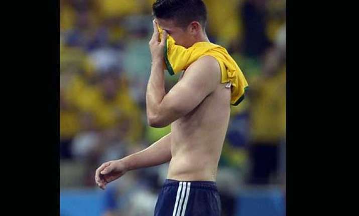 fifa world cup with tears leading scorer going home